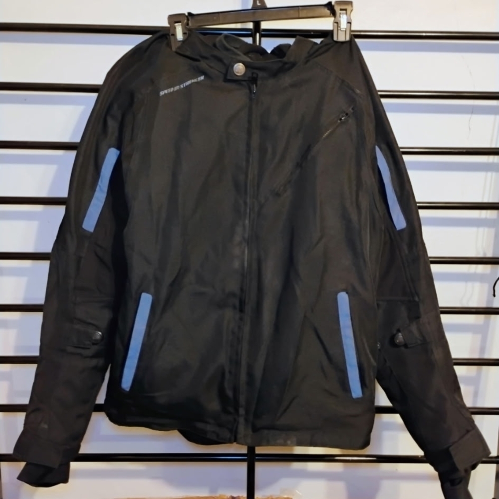 Speed and Strength Black Motorcycle Jacket
